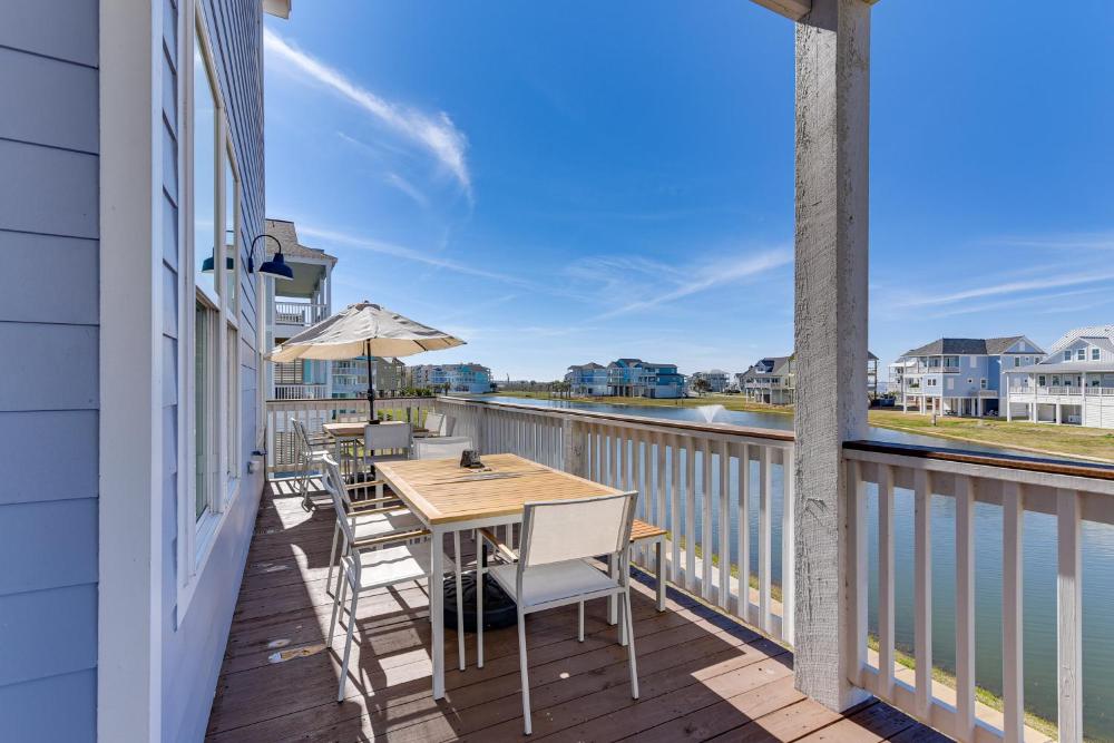 Walk to Beach! Waterfront Galveston Gem with Decks